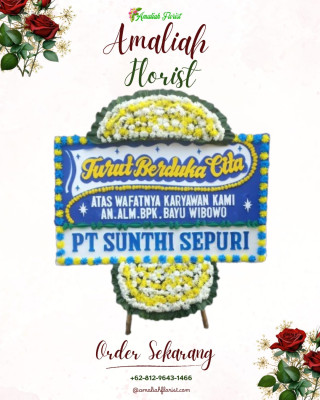 Papan Bunga Duka di Mondoretno